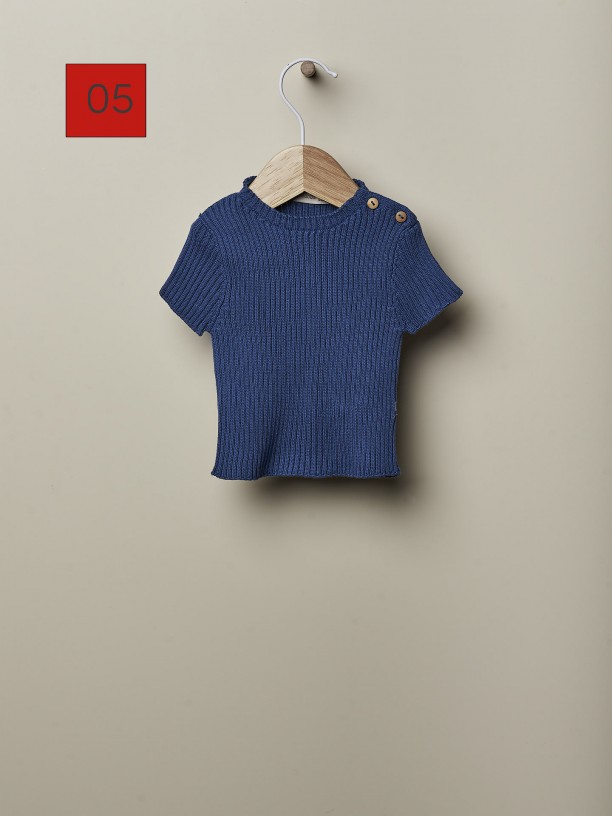 Short-sleeved sweater Short-sleeved sweater