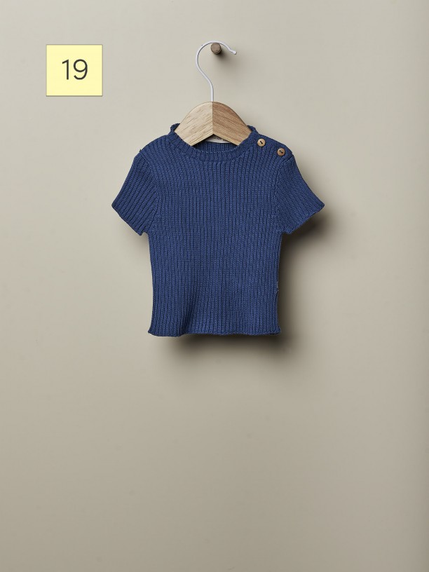 Short-sleeved sweater Short-sleeved sweater