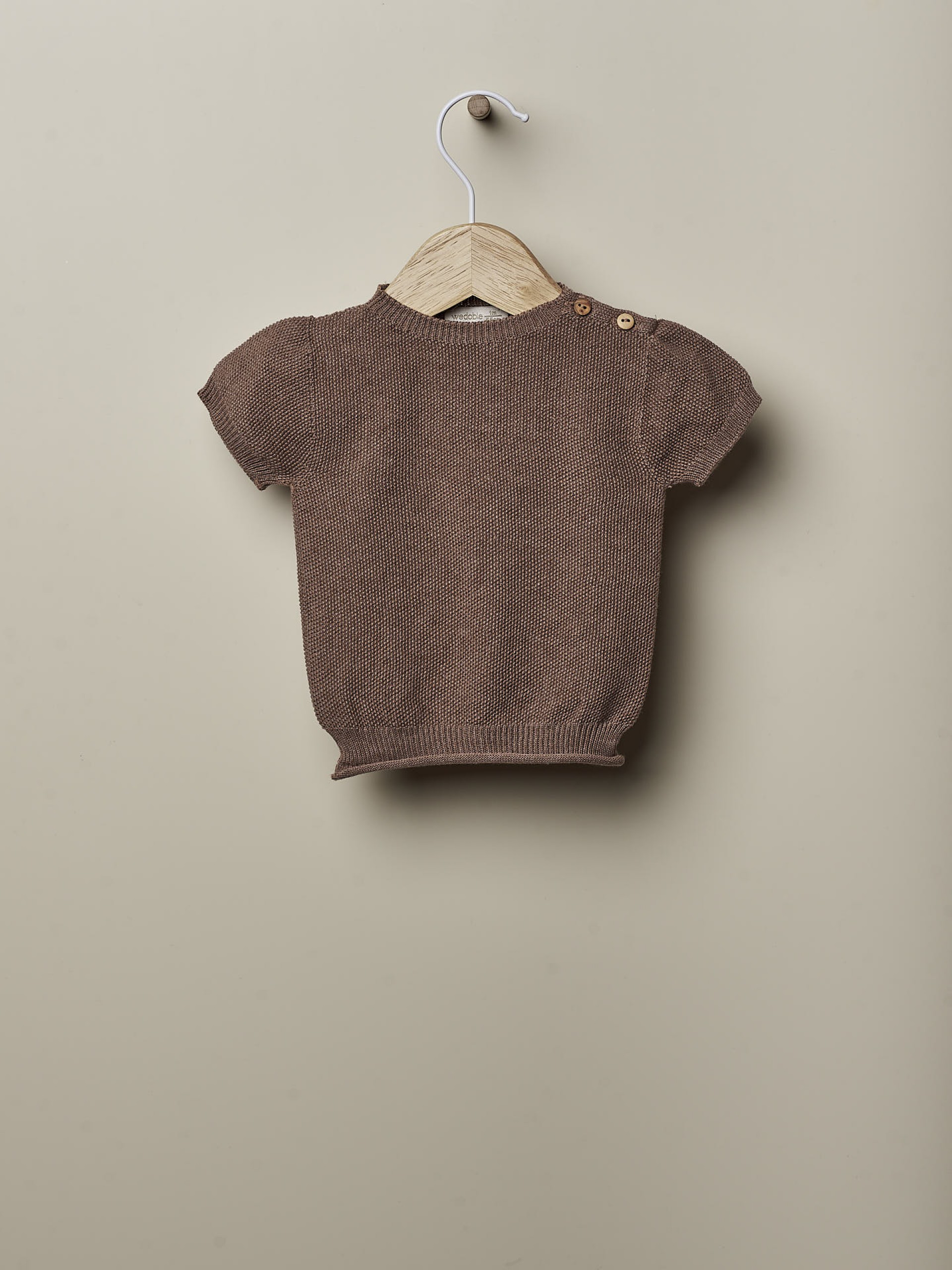 Short-sleeved sweater