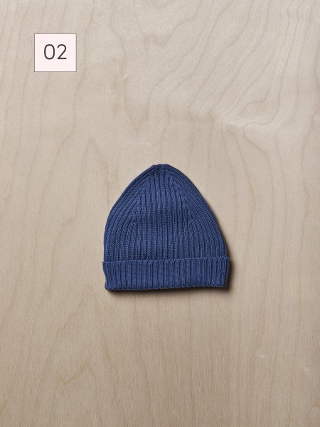 Knitted cotton beanie