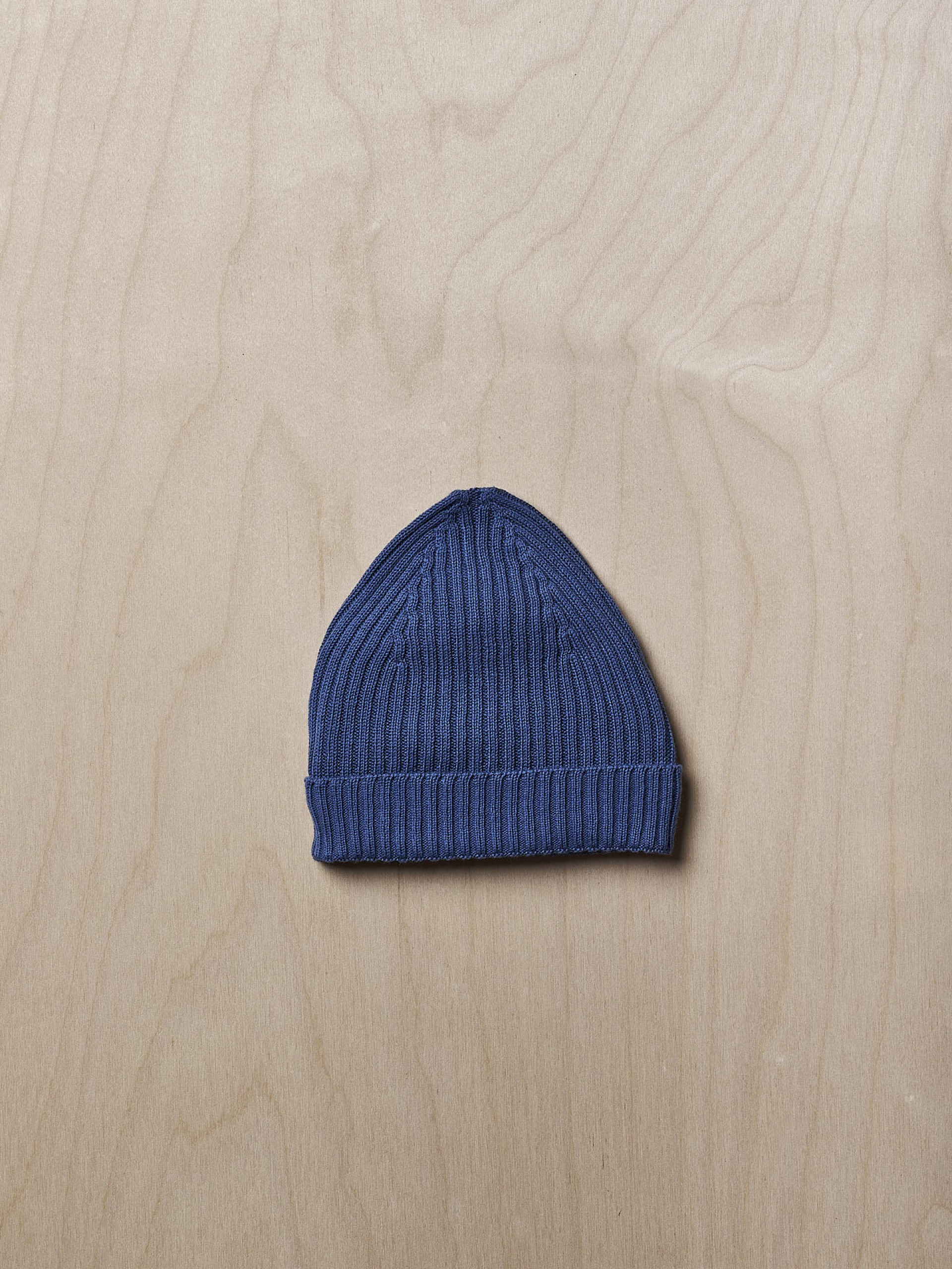 Knitted cotton beanie