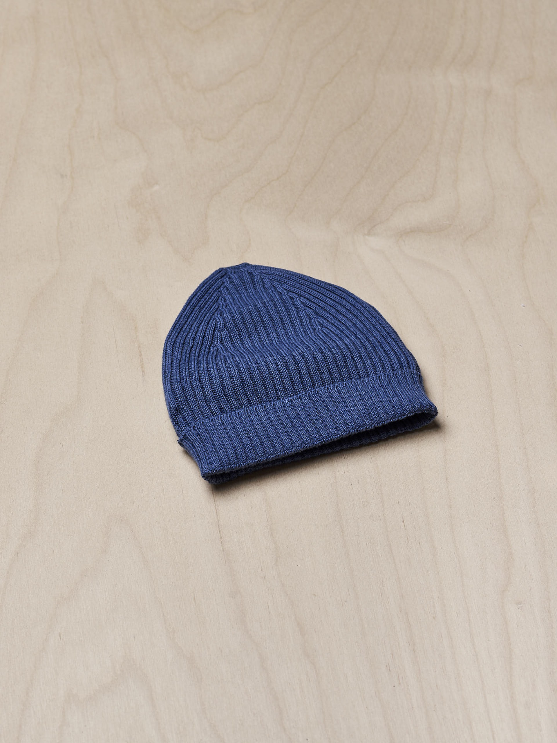 Knitted cotton beanie