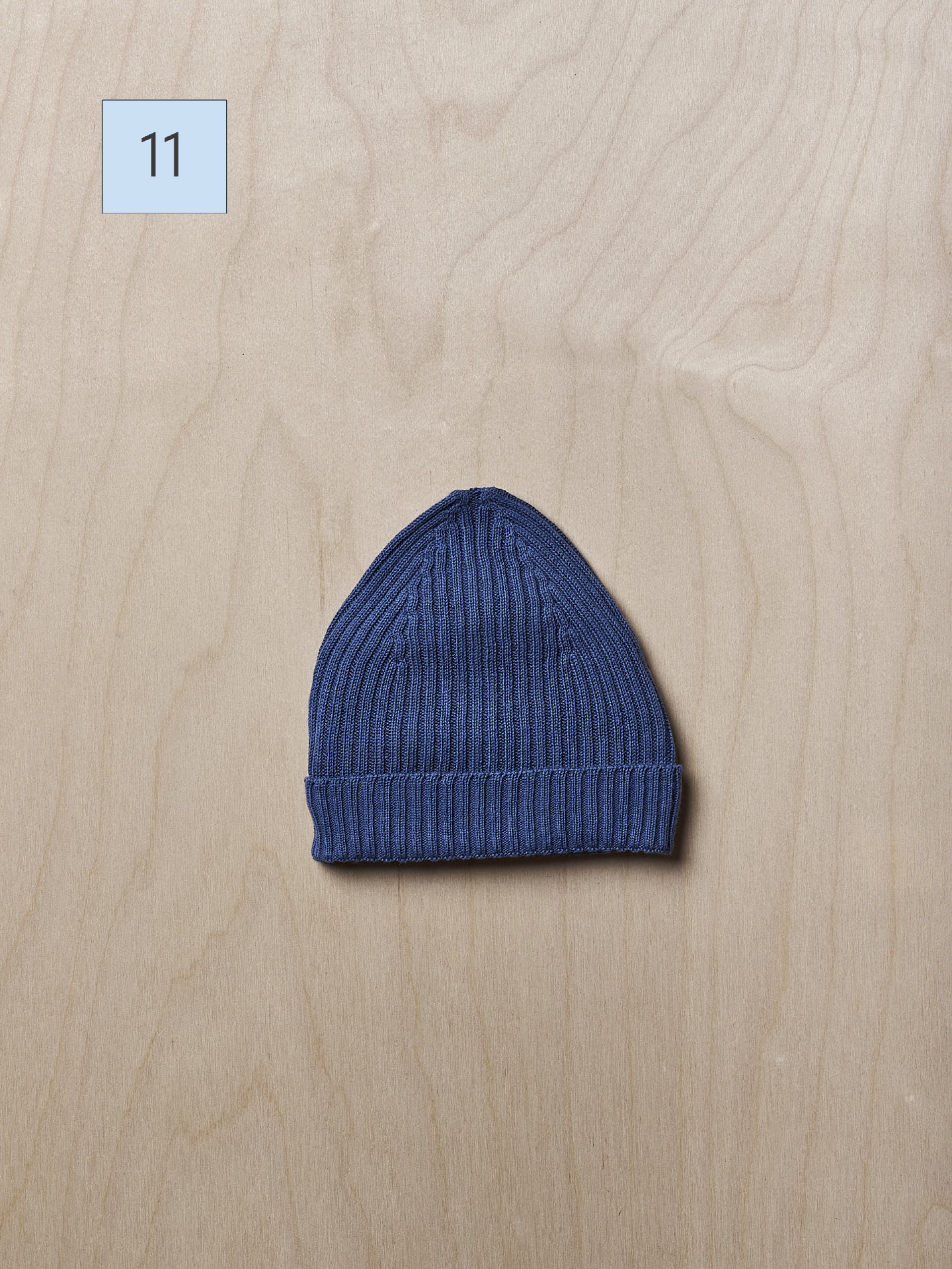 Knitted cotton beanie