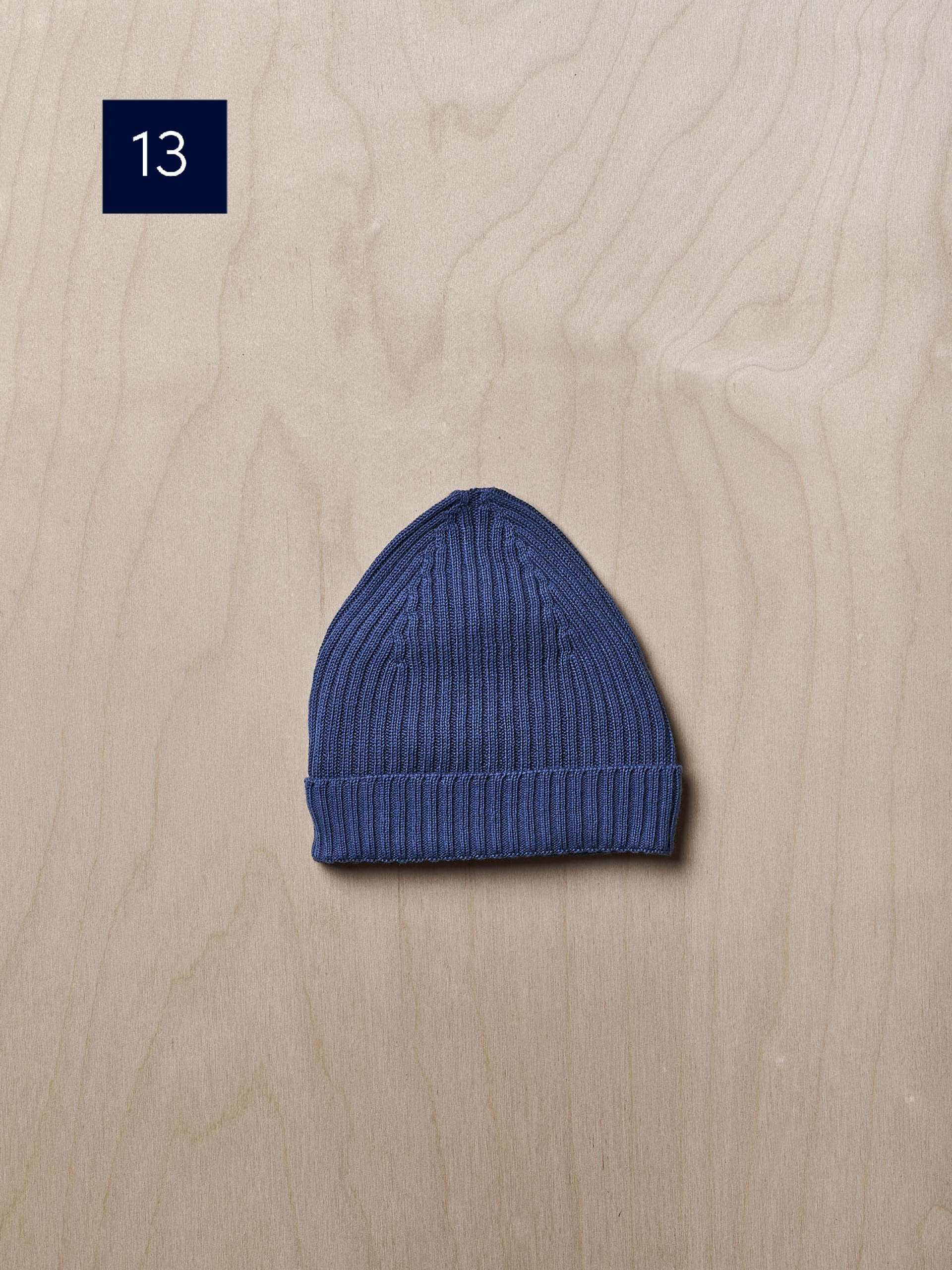 Knitted cotton beanie