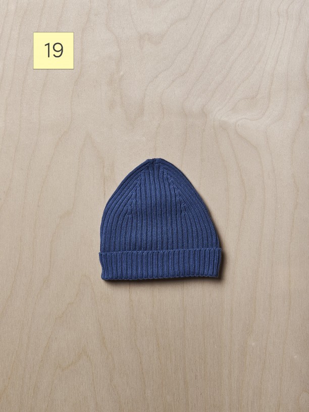Knitted cotton beanie Knitted cotton beanie