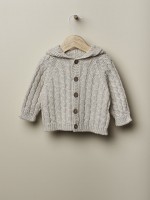 Hooded knit cardigan Hooded knit cardigan