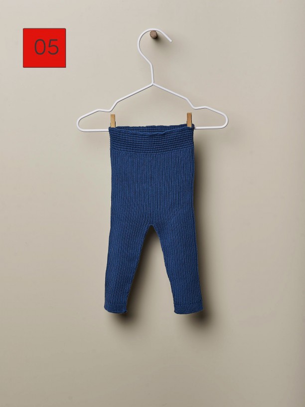 Knitted cotton trousers Knitted cotton trousers