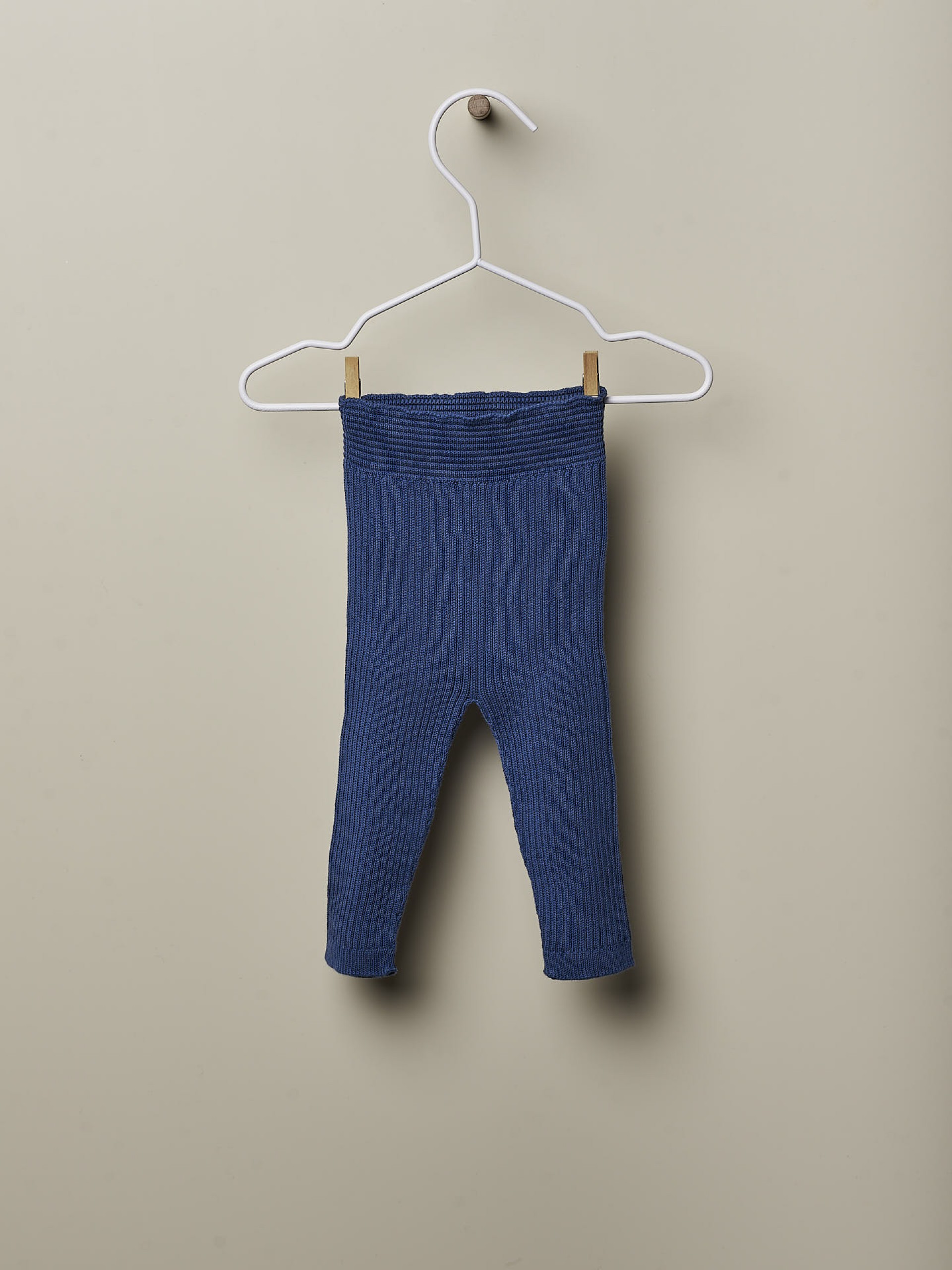 Knitted cotton trousers