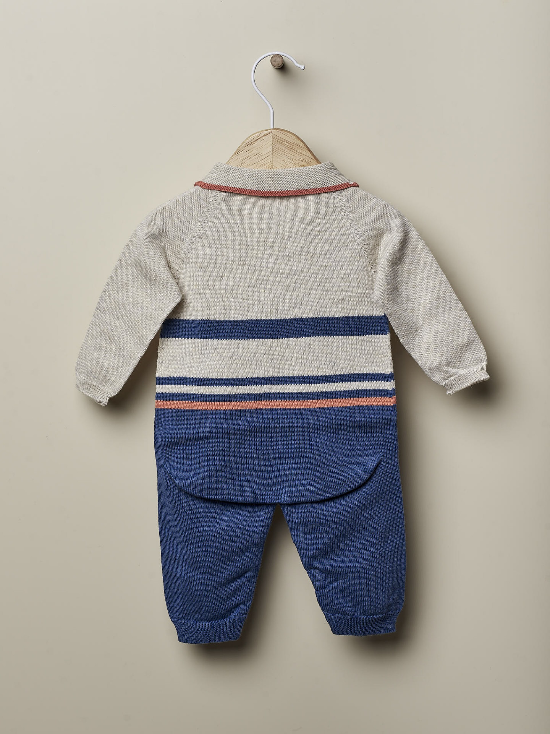 Knitted cotton jumpsuit