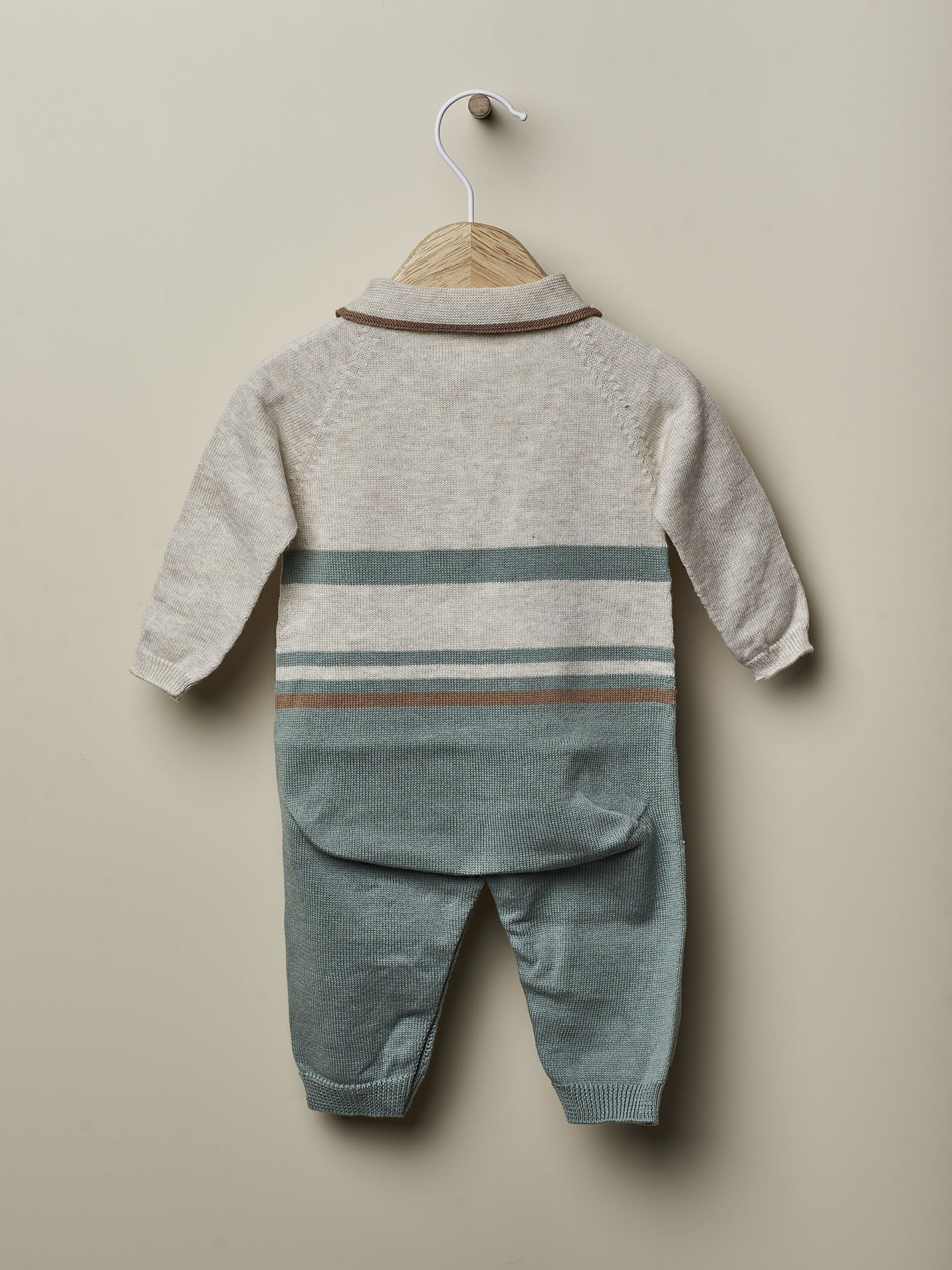 Macacão polo tricotado