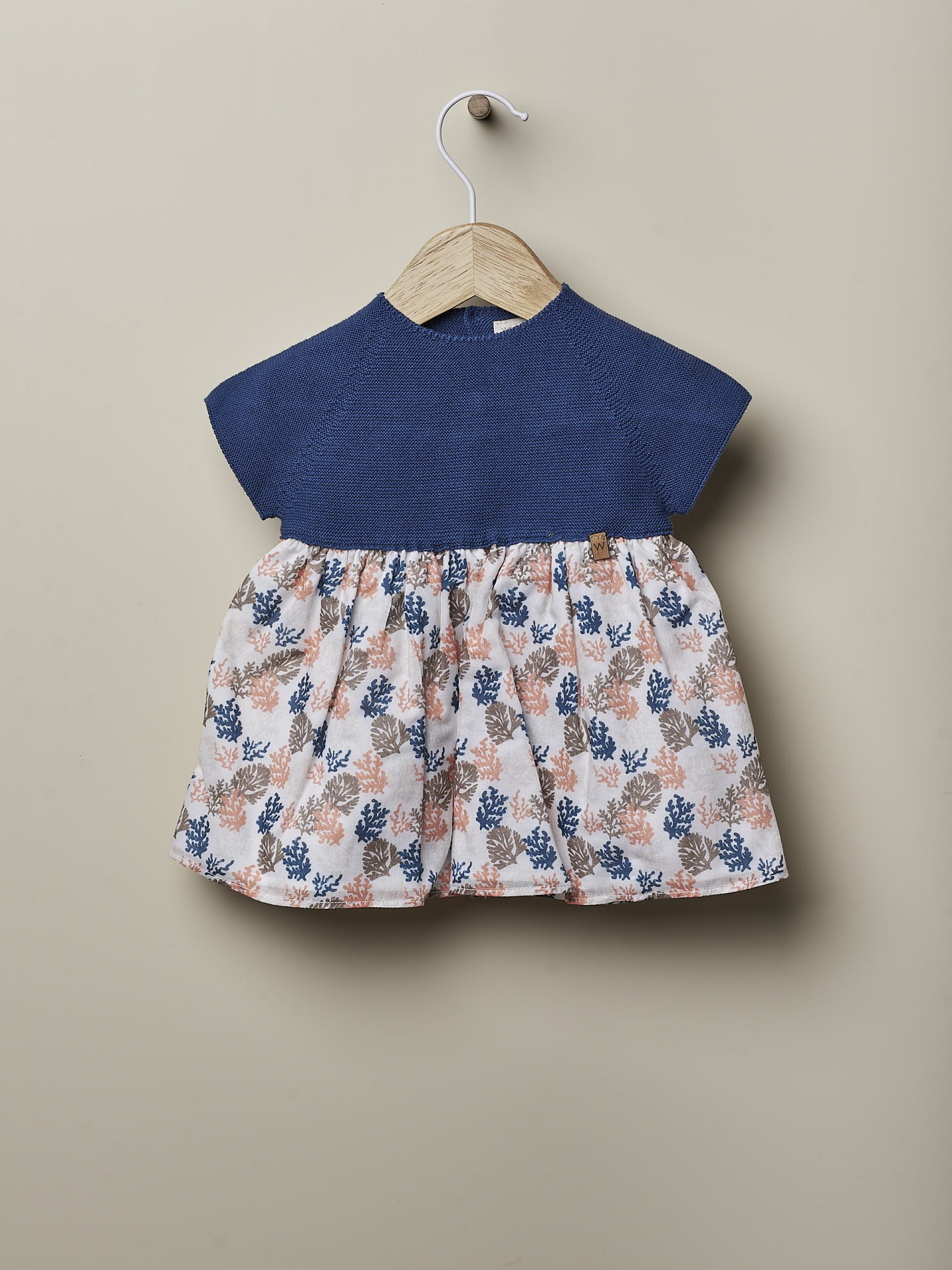 Colourful coral dress