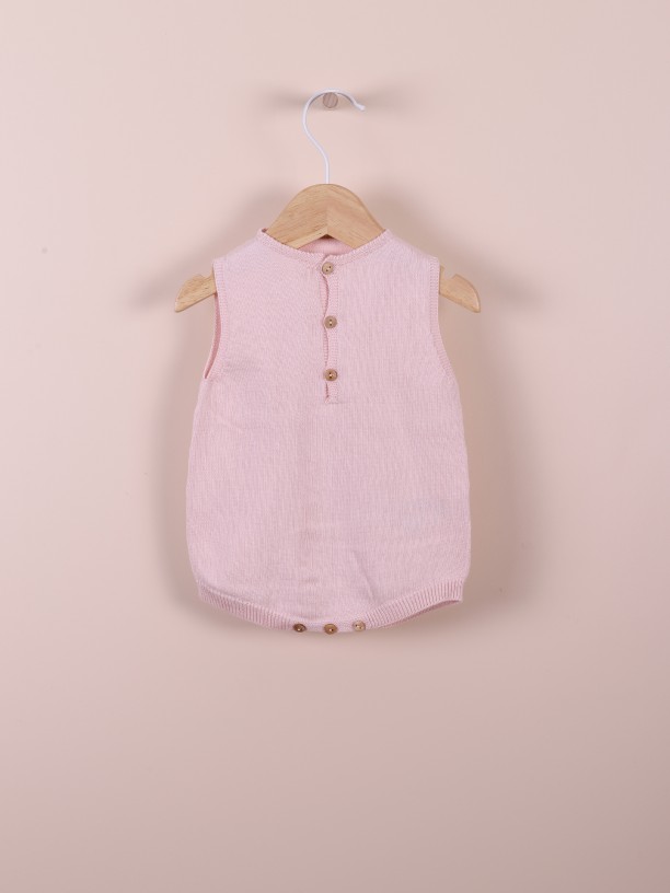 Knitted cotton shortie Knitted cotton shortie