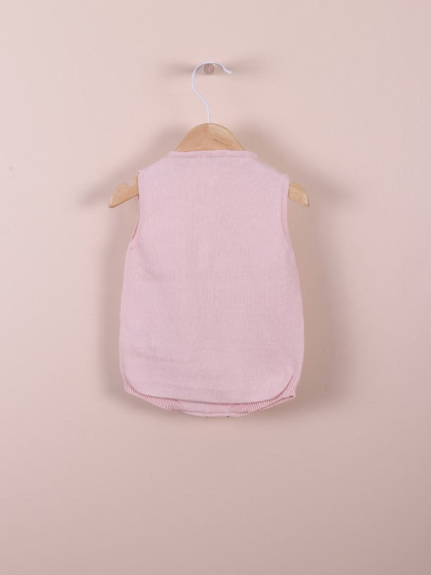 Knitted cotton shortie Knitted cotton shortie