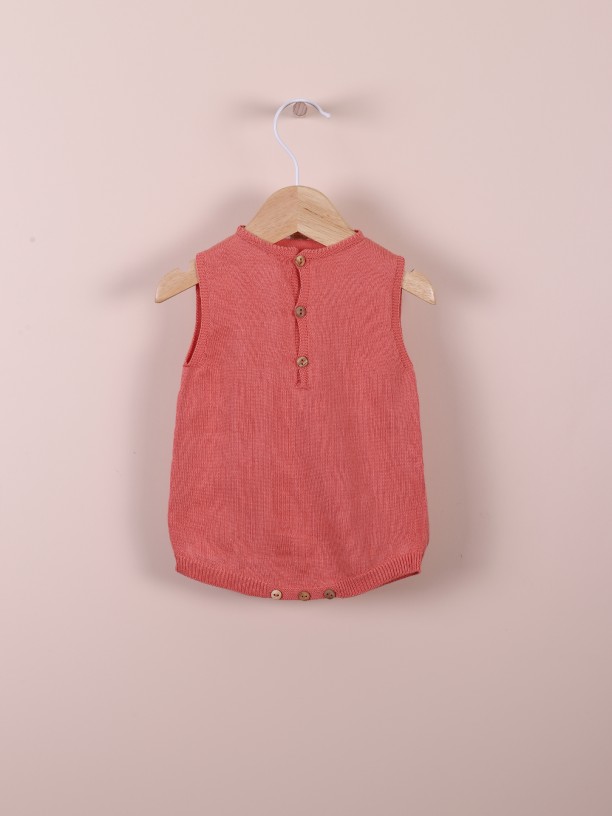 Knitted cotton shortie Knitted cotton shortie