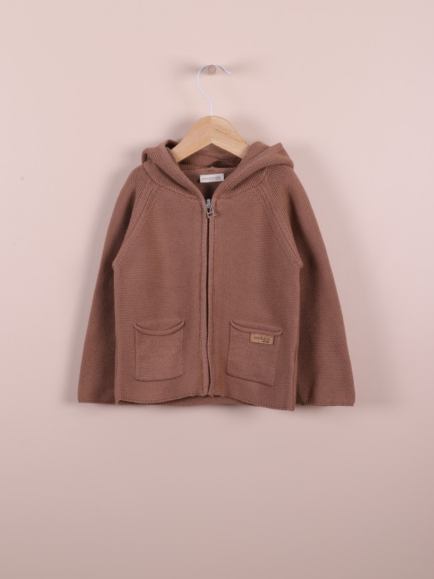 Hooded cardigan Hooded cardigan