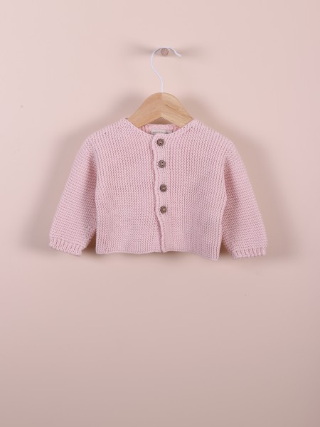 Knitted cotton cardigan