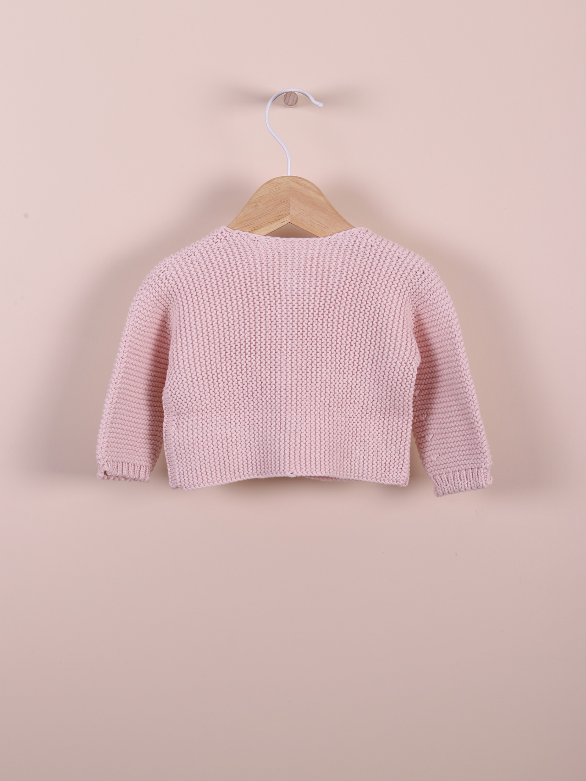 Knitted cotton cardigan