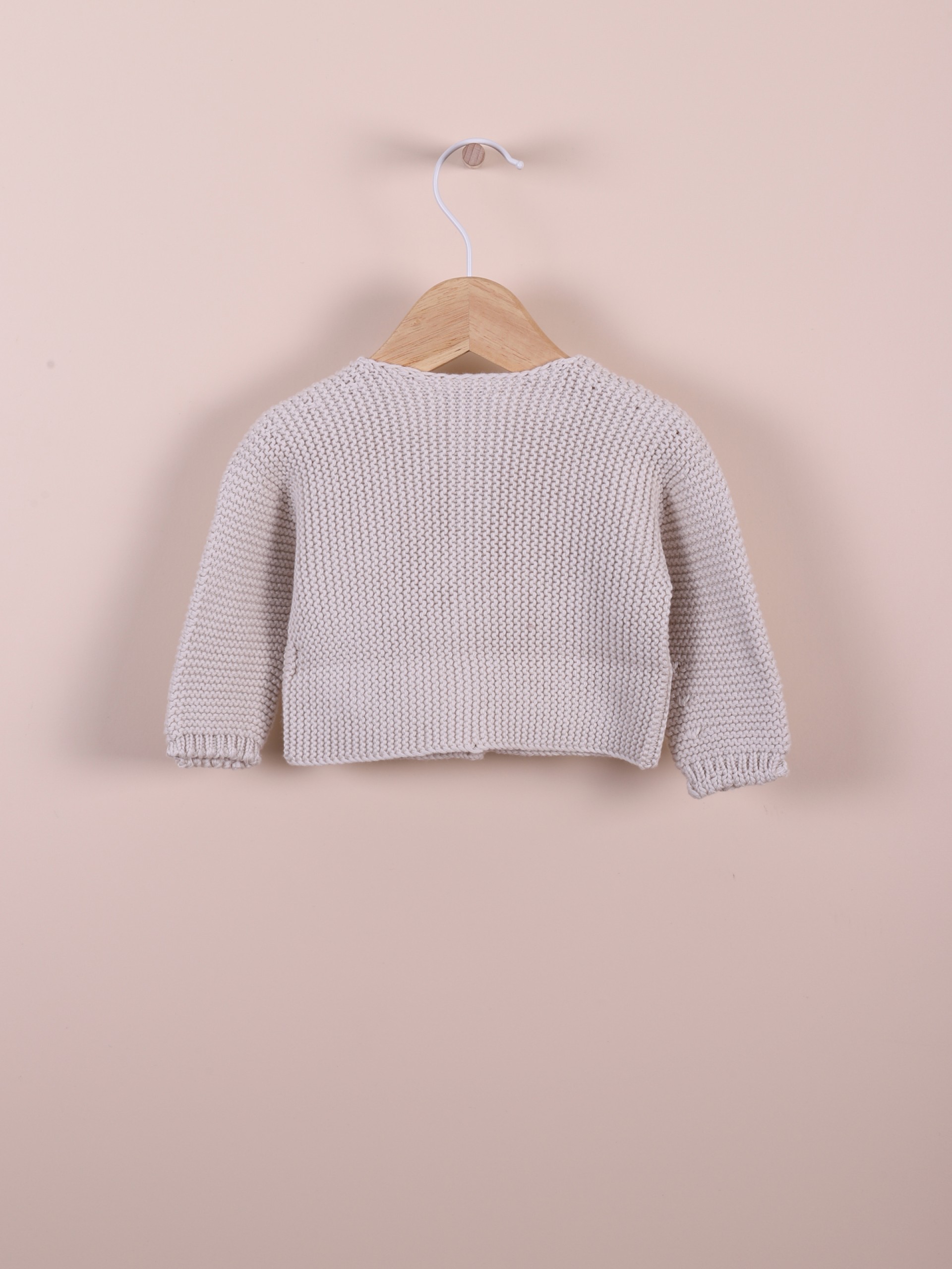 Knitted cotton cardigan