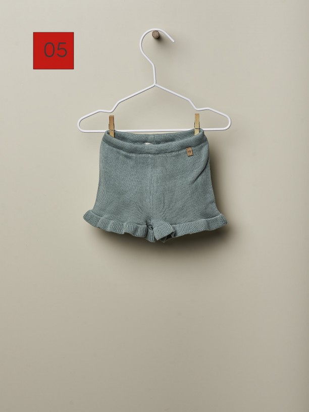 Ruffled leg shorts Ruffled leg shorts