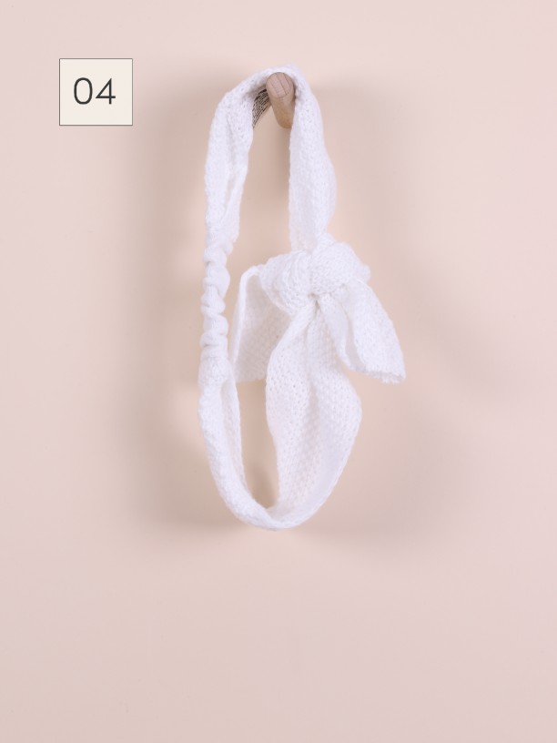 Fita de cabelo com nó Fita de cabelo com nó