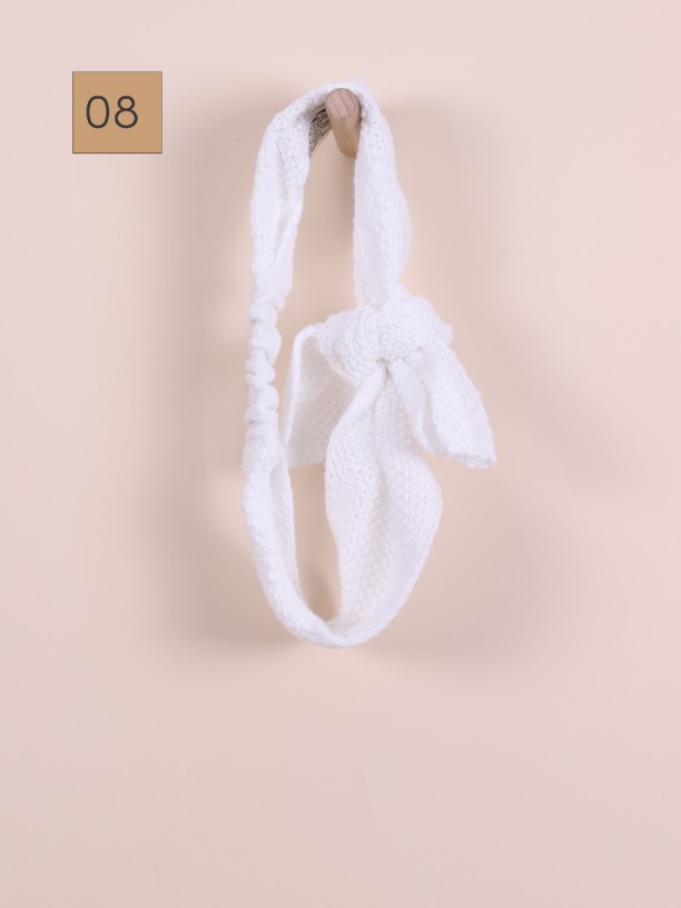 Fita de cabelo com nó Fita de cabelo com nó
