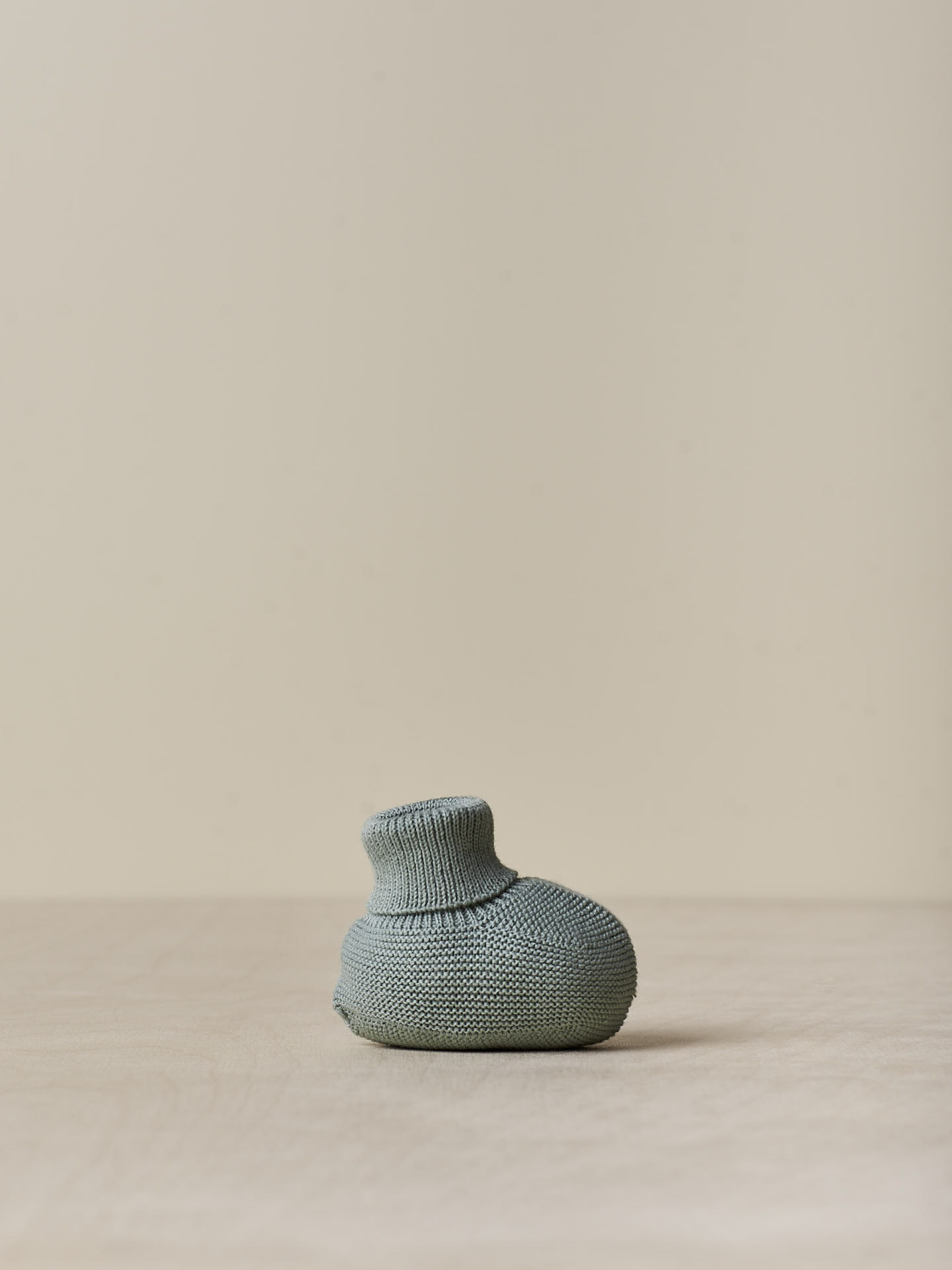 Fine knitted booties