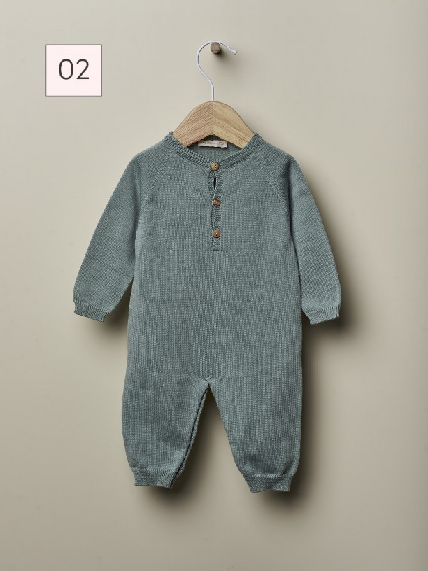 Cotton knitted jumpsuit Cotton knitted jumpsuit