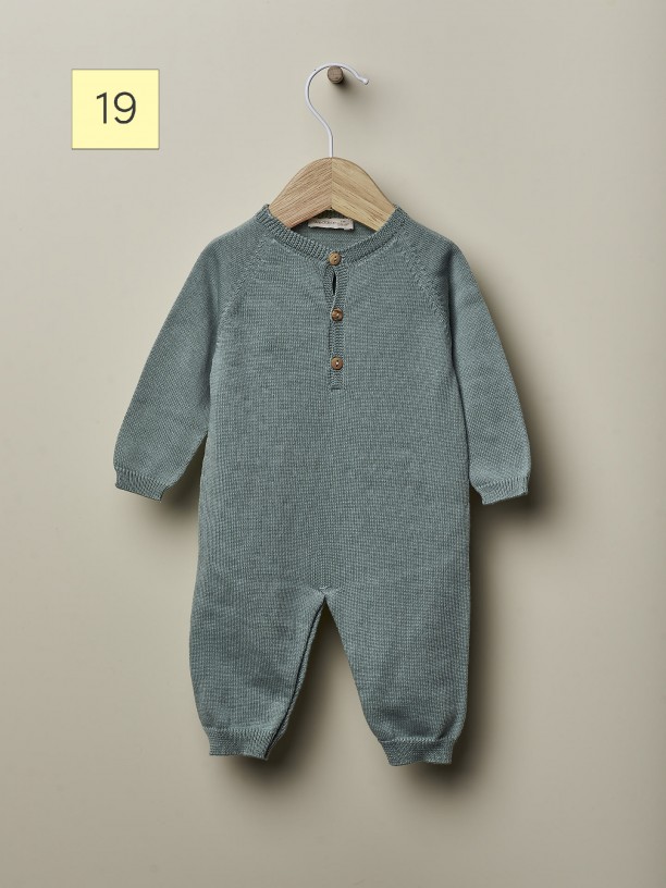 Cotton knitted jumpsuit Cotton knitted jumpsuit