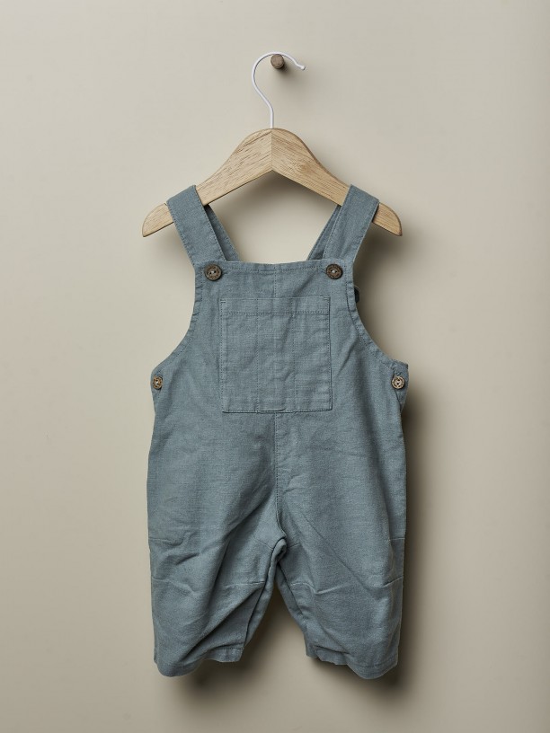 Plain dungarees