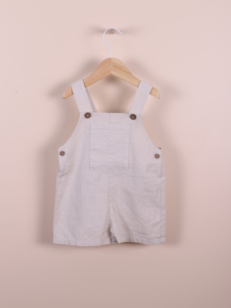 Short plain dungarees