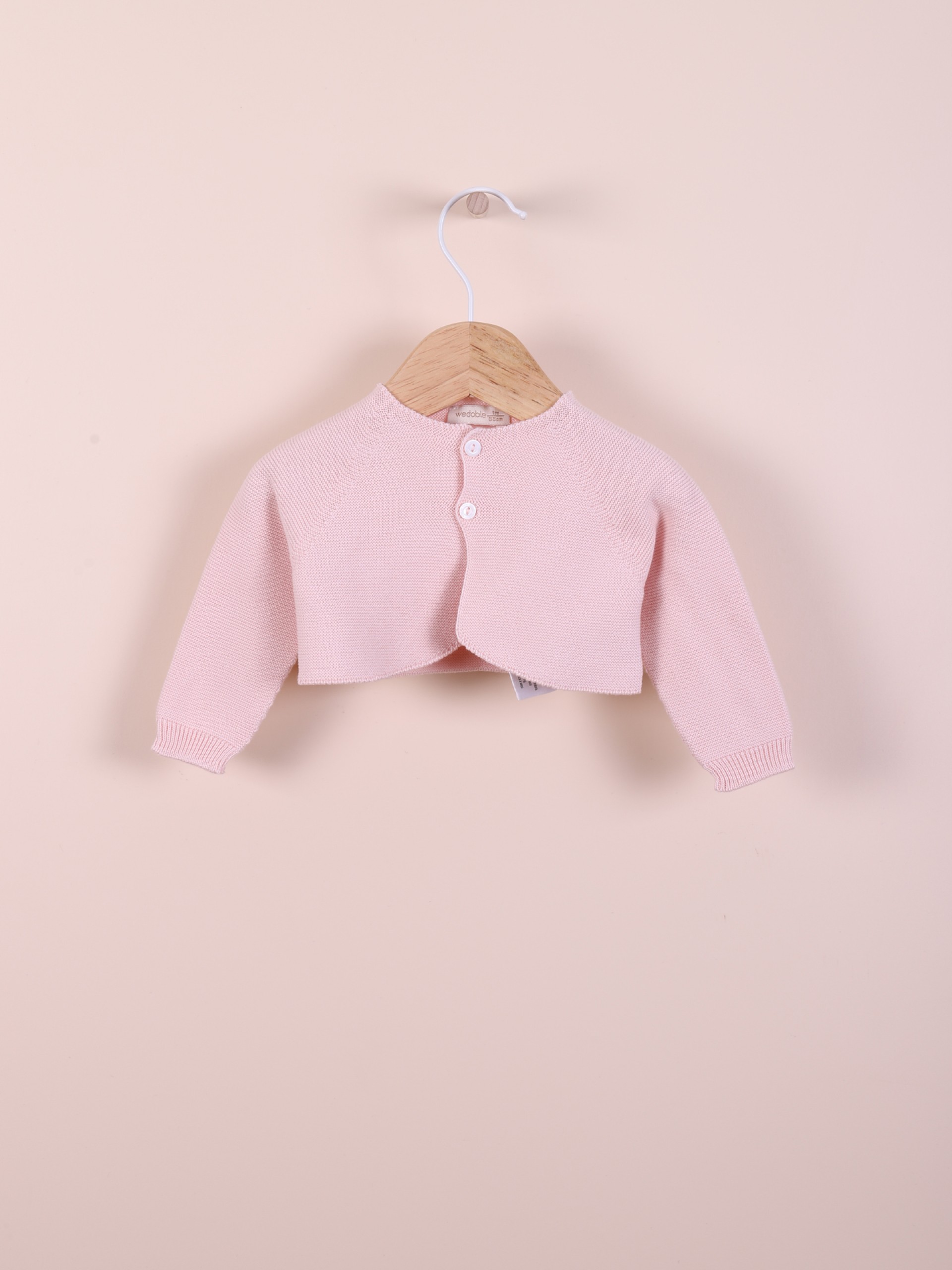 Bolero tricotado algodão