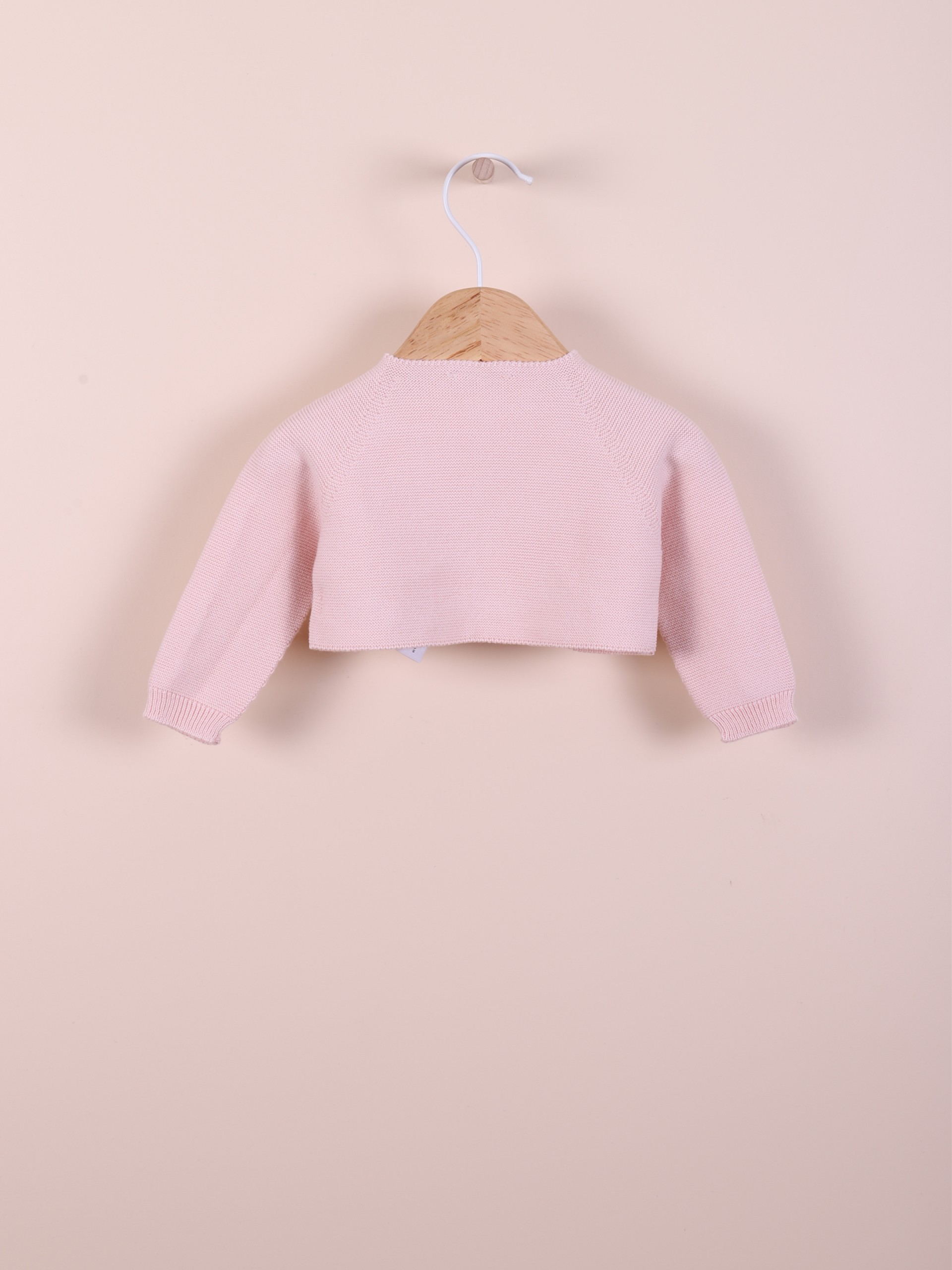 Bolero tricotado algodão