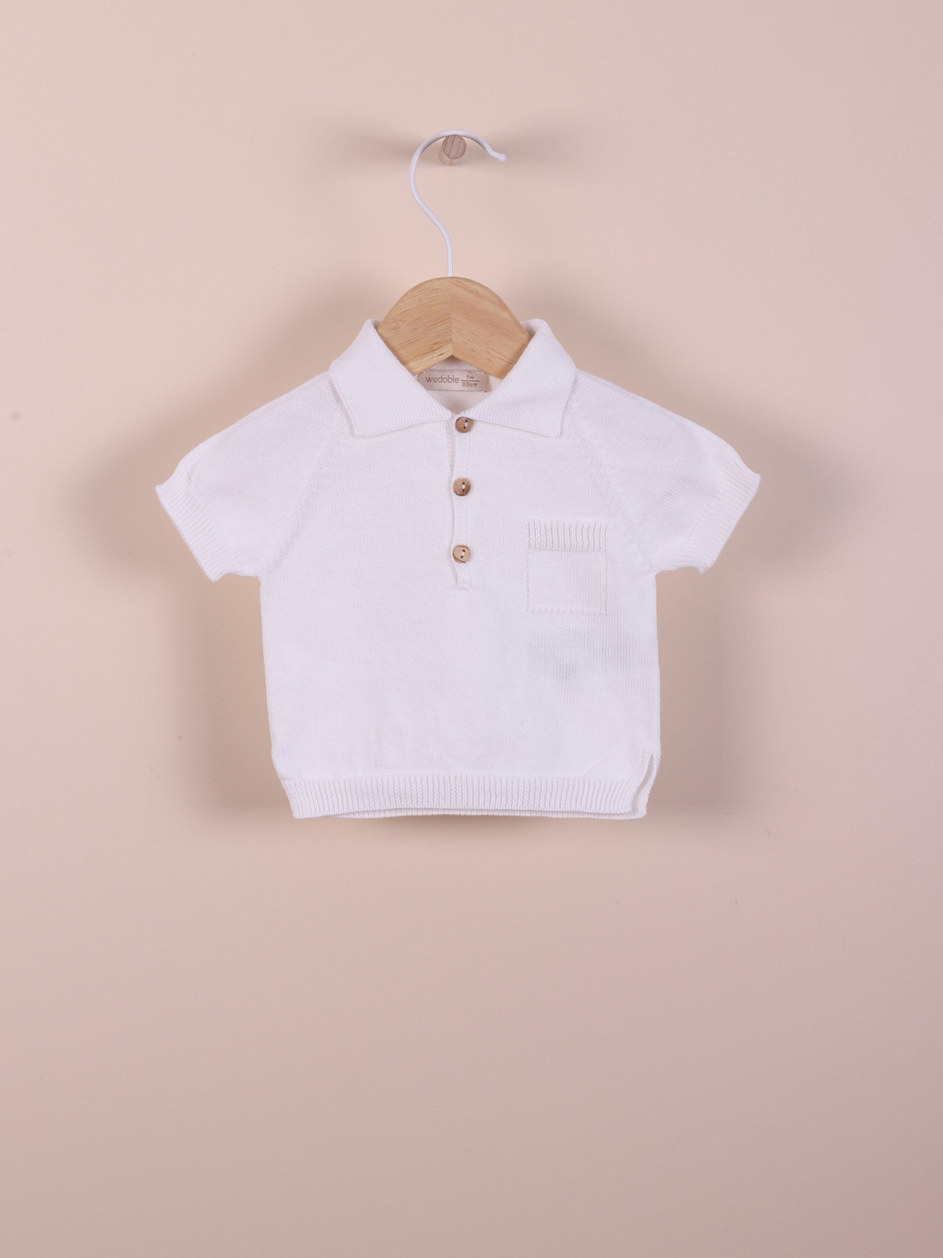 Camisola polo algodão