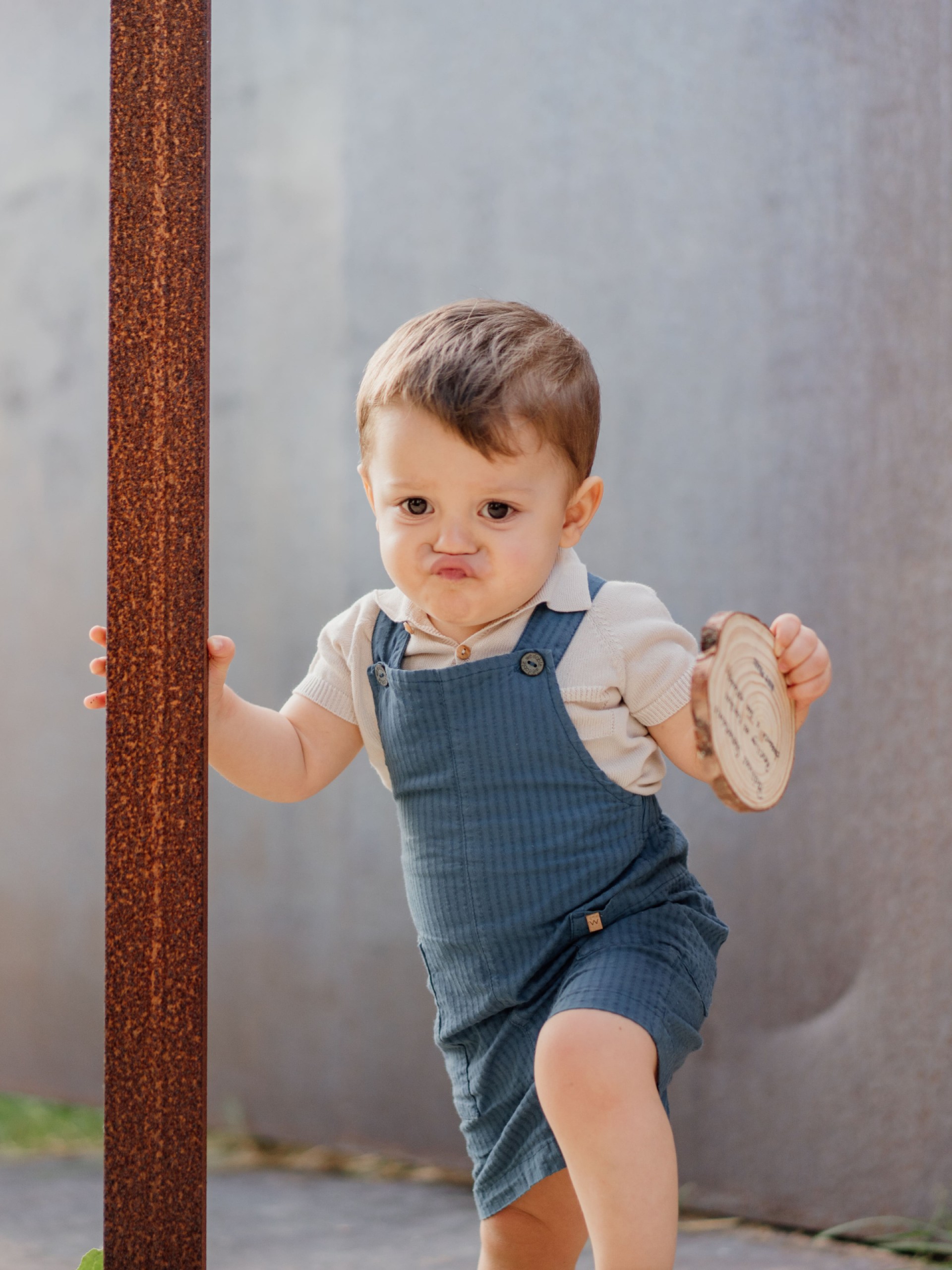 Camisola polo algodão