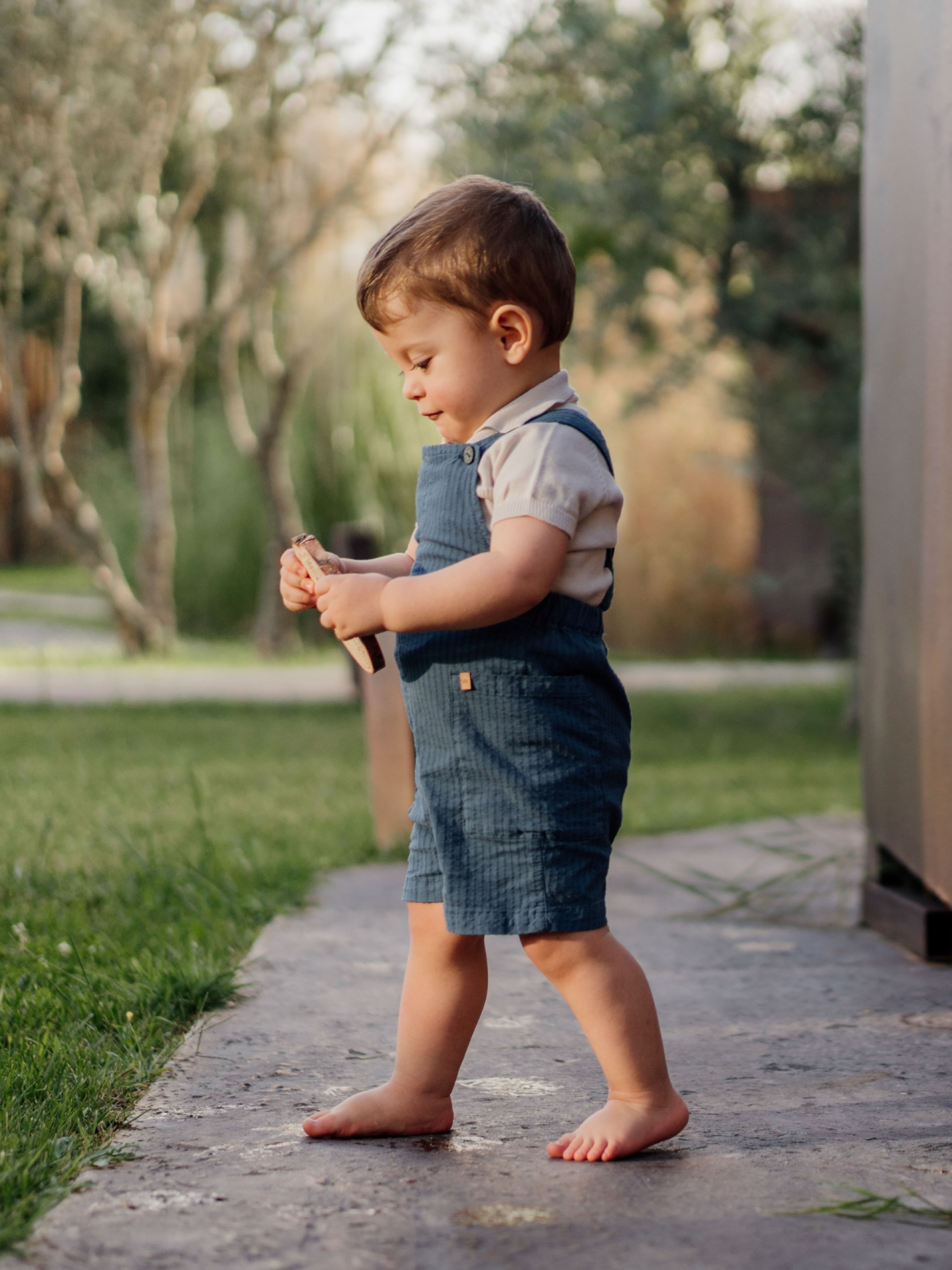 Camisola polo algodão