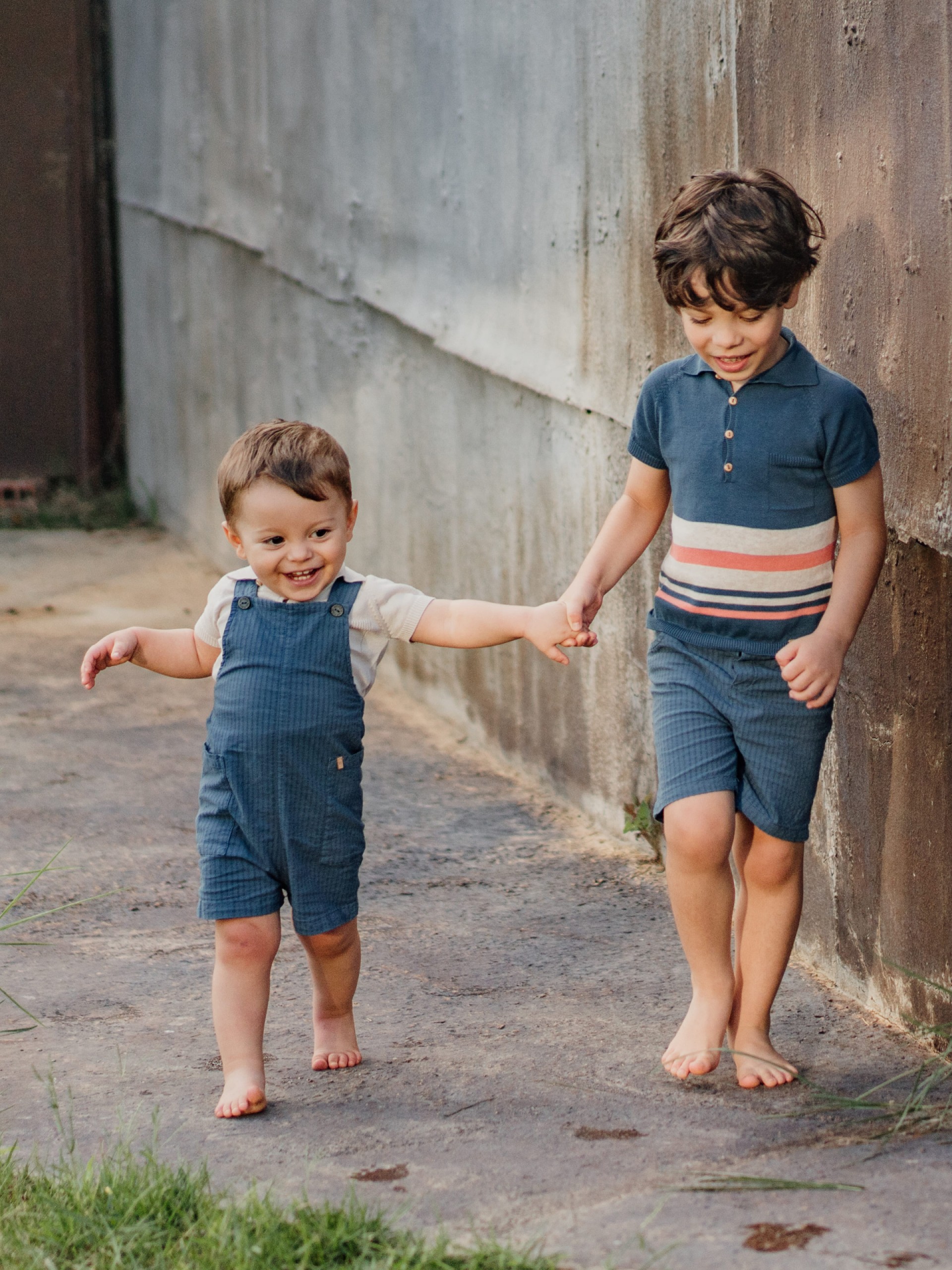 Camisola polo algodão