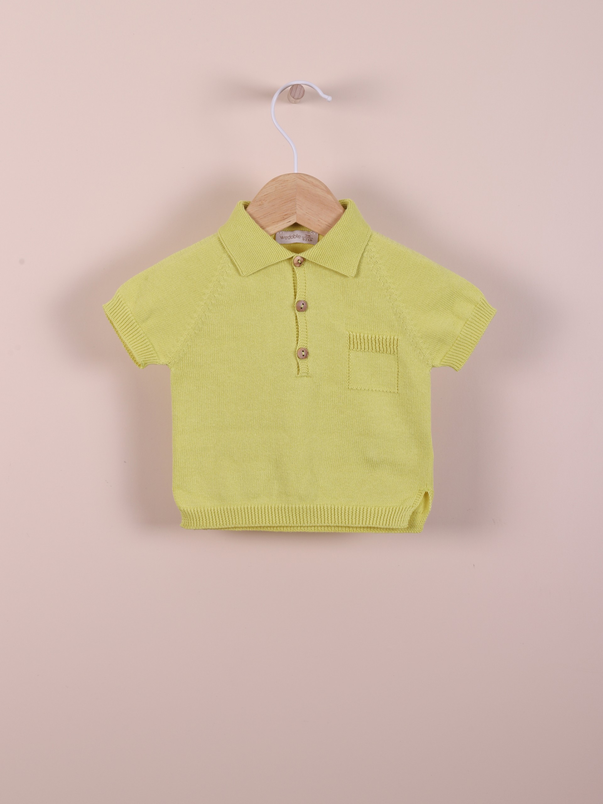 Camisola polo algodão