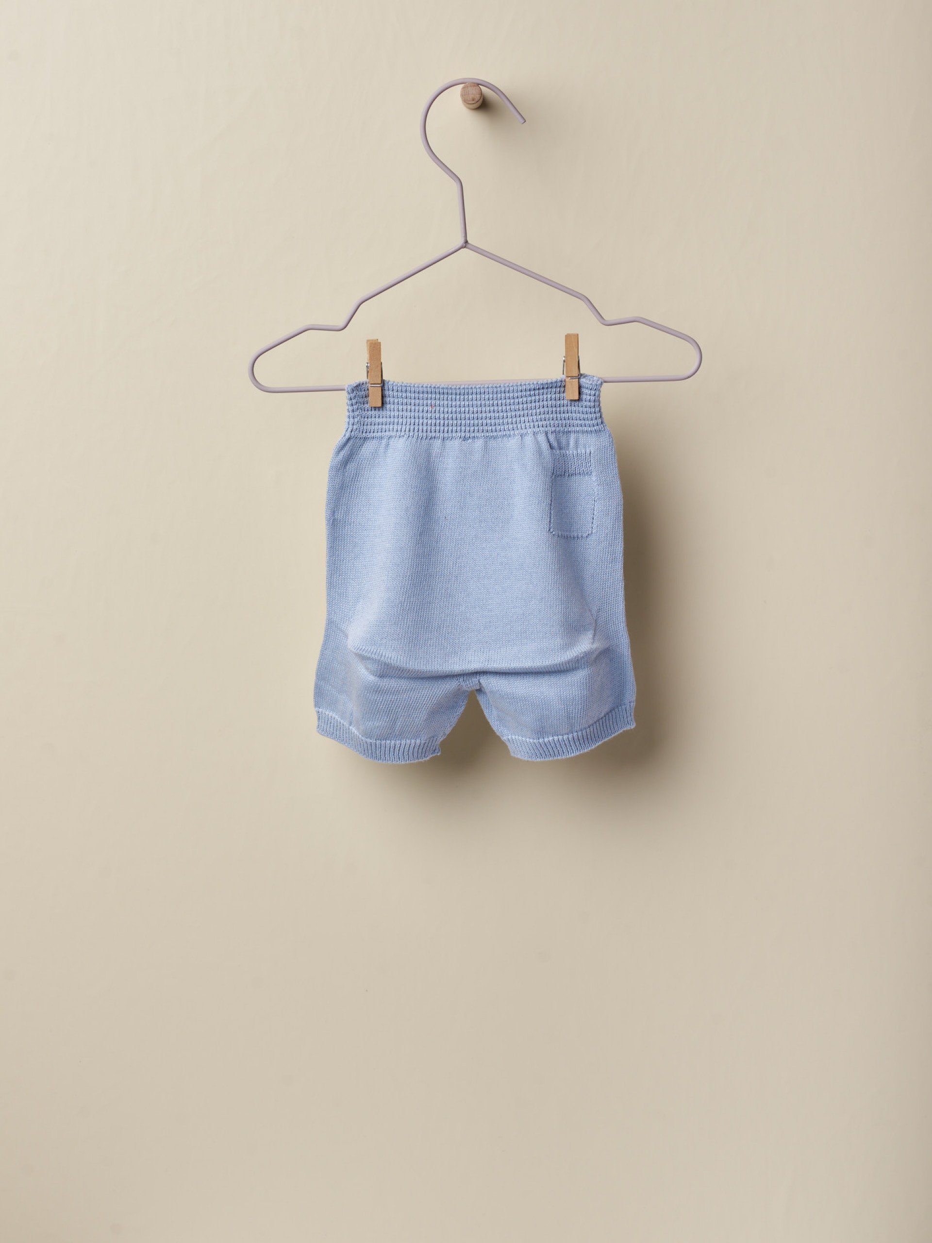 Calções tricotados