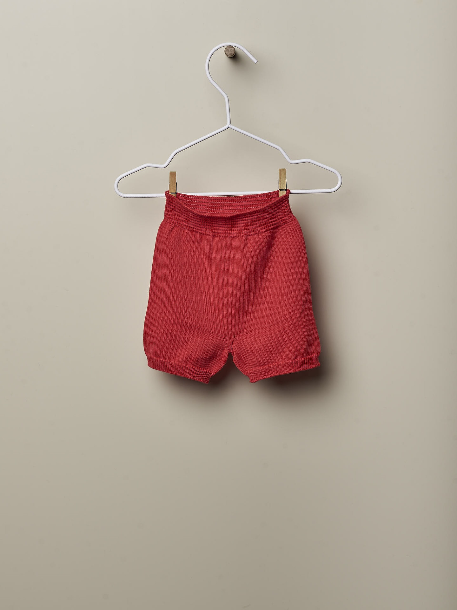 Calções tricotados