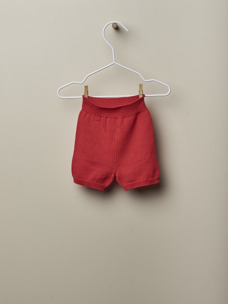 Cotton knitted shorts