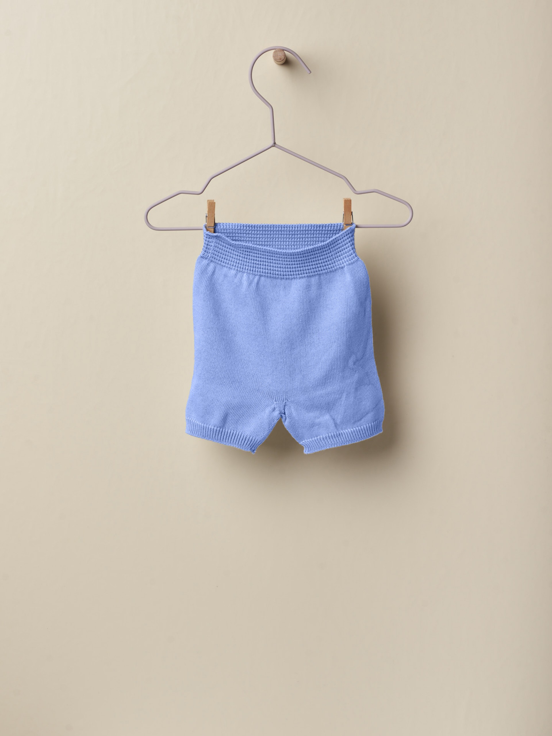 Cotton knitted shorts