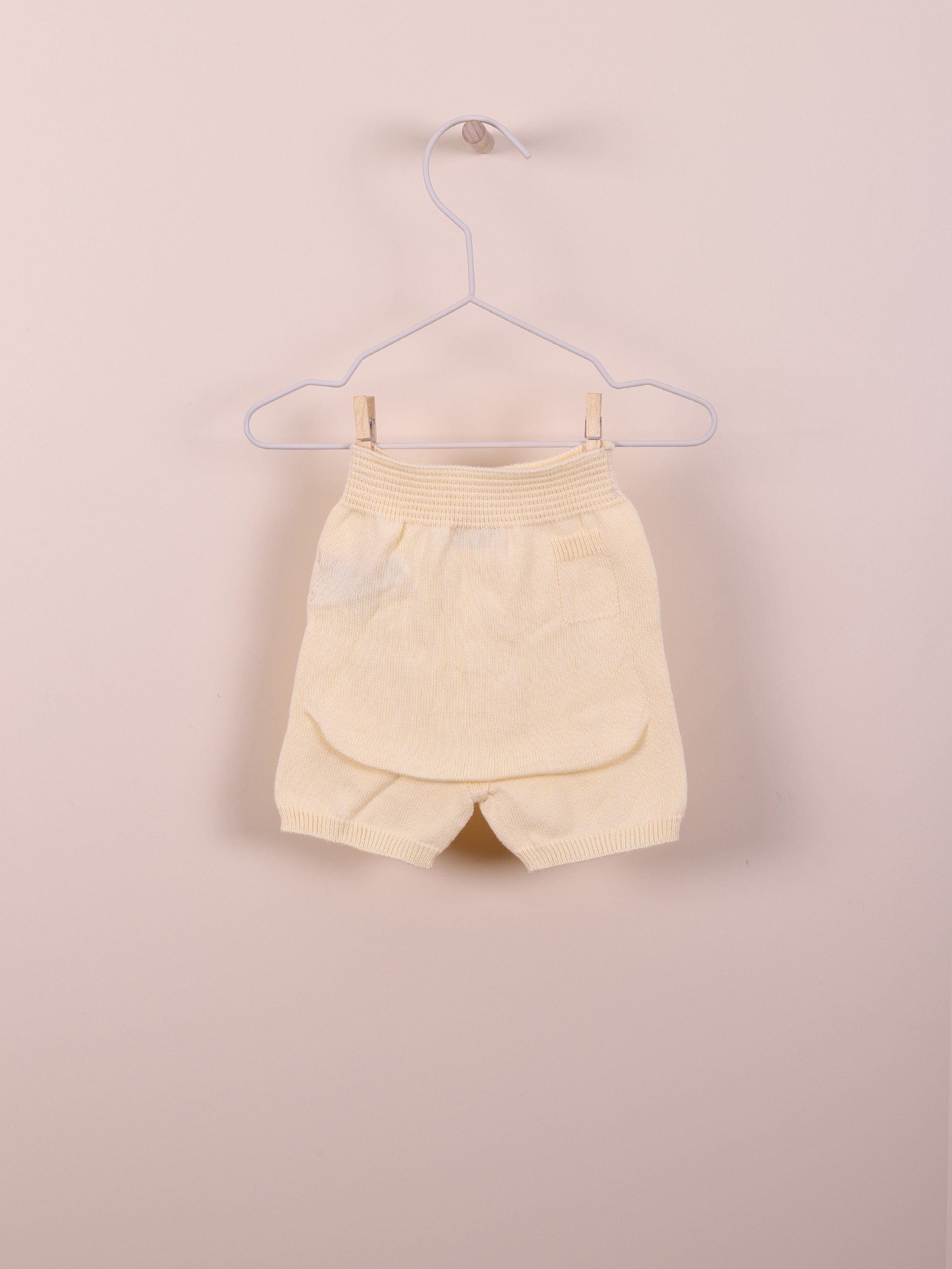 Calções tricotados