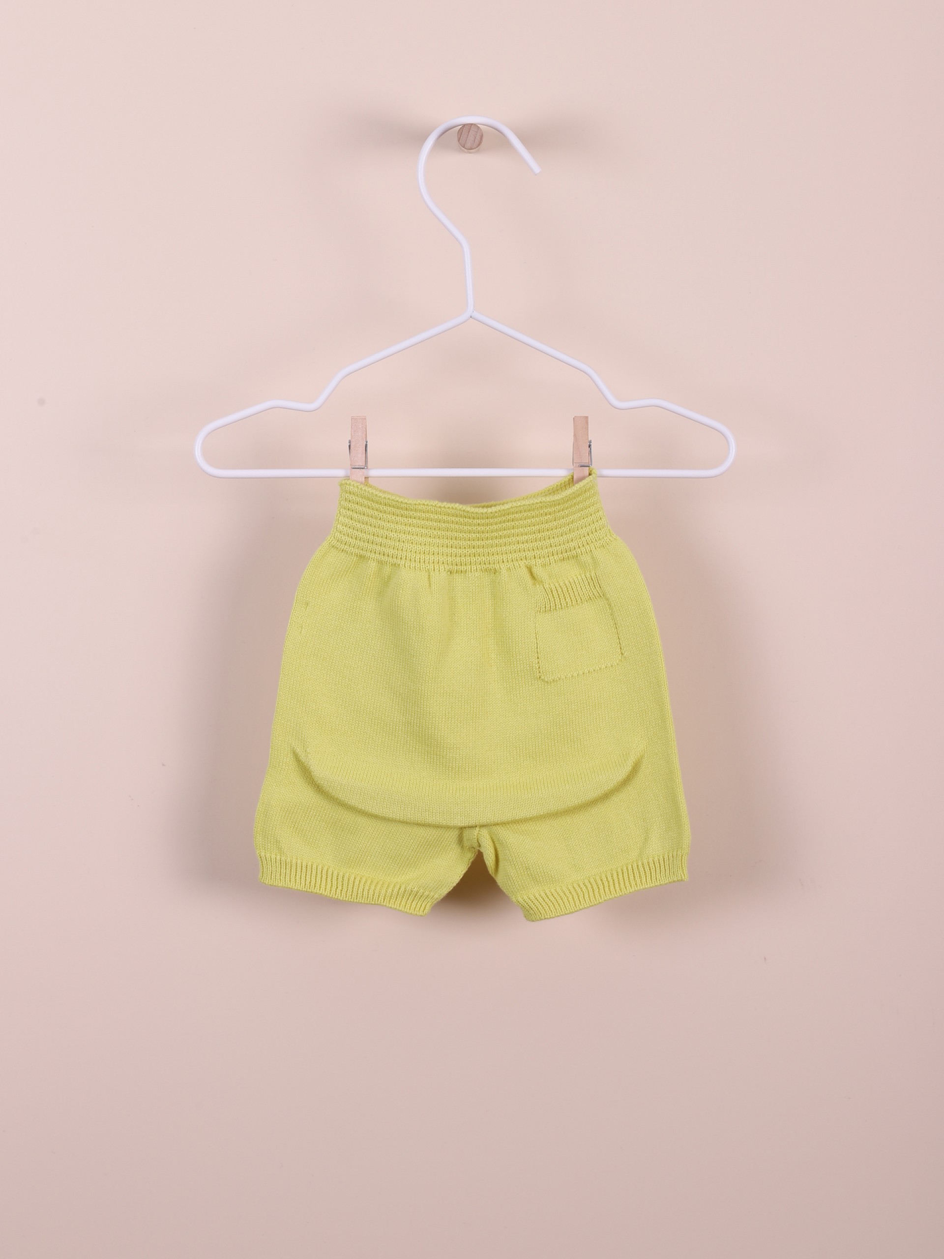 Calções tricotados