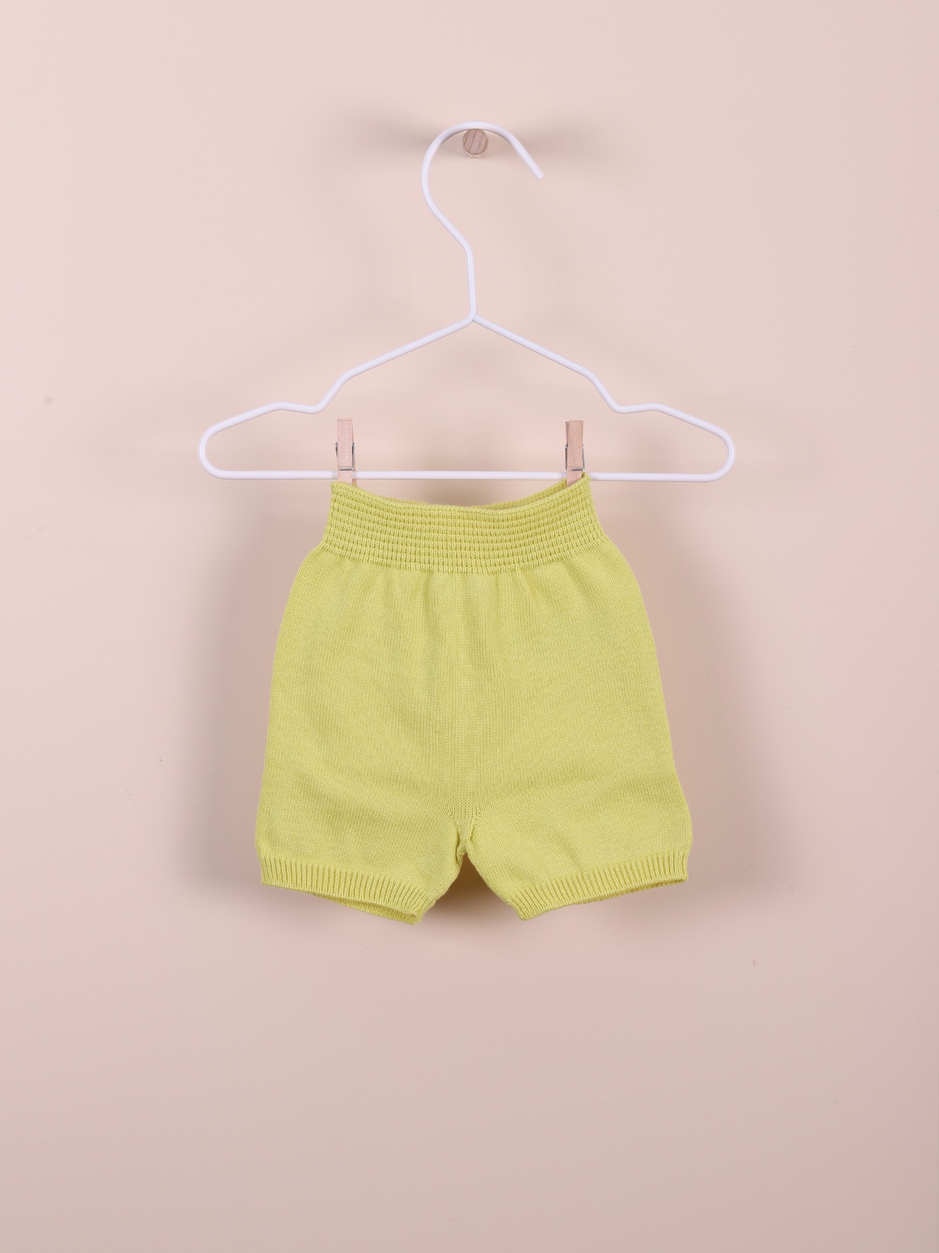 Calções tricotados