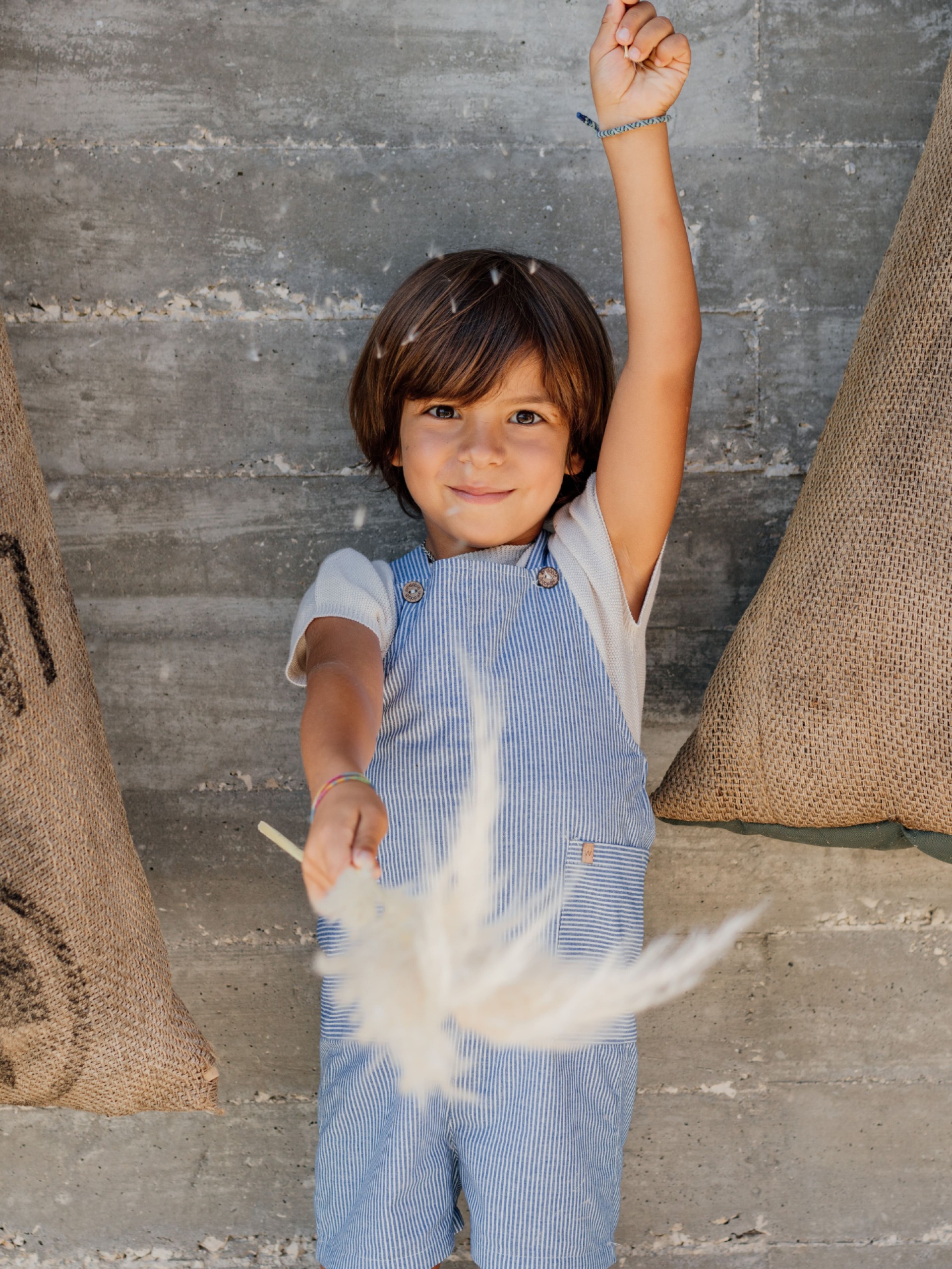 Jardineiras curtas Denim