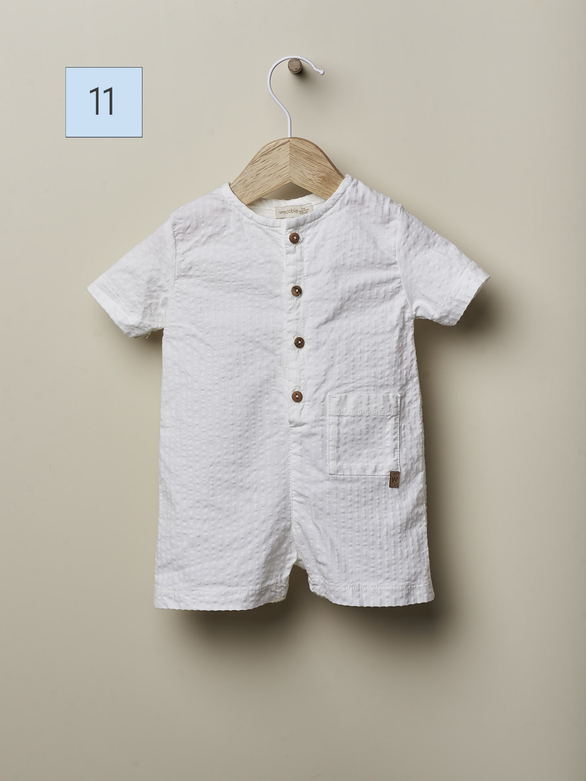 Macacão curto algodão