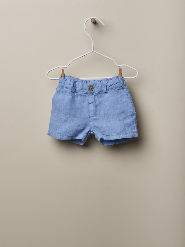 Linen shorts