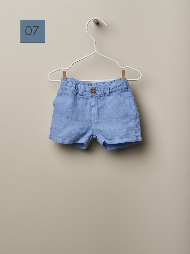 Linen shorts