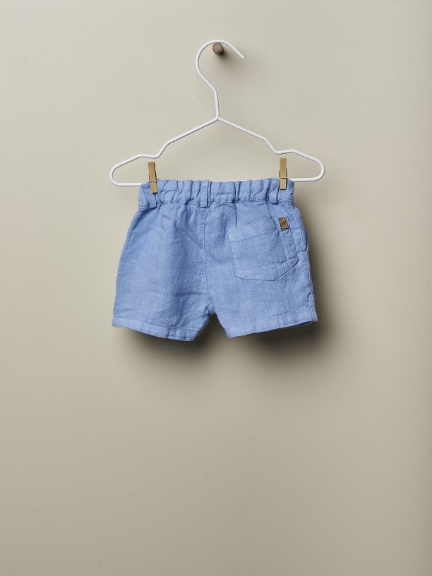 Linen shorts