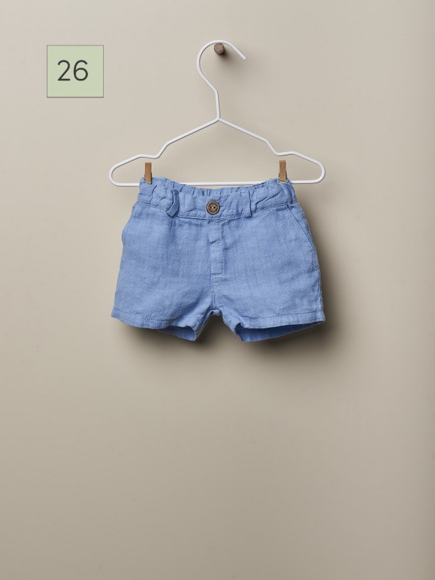 Linen shorts